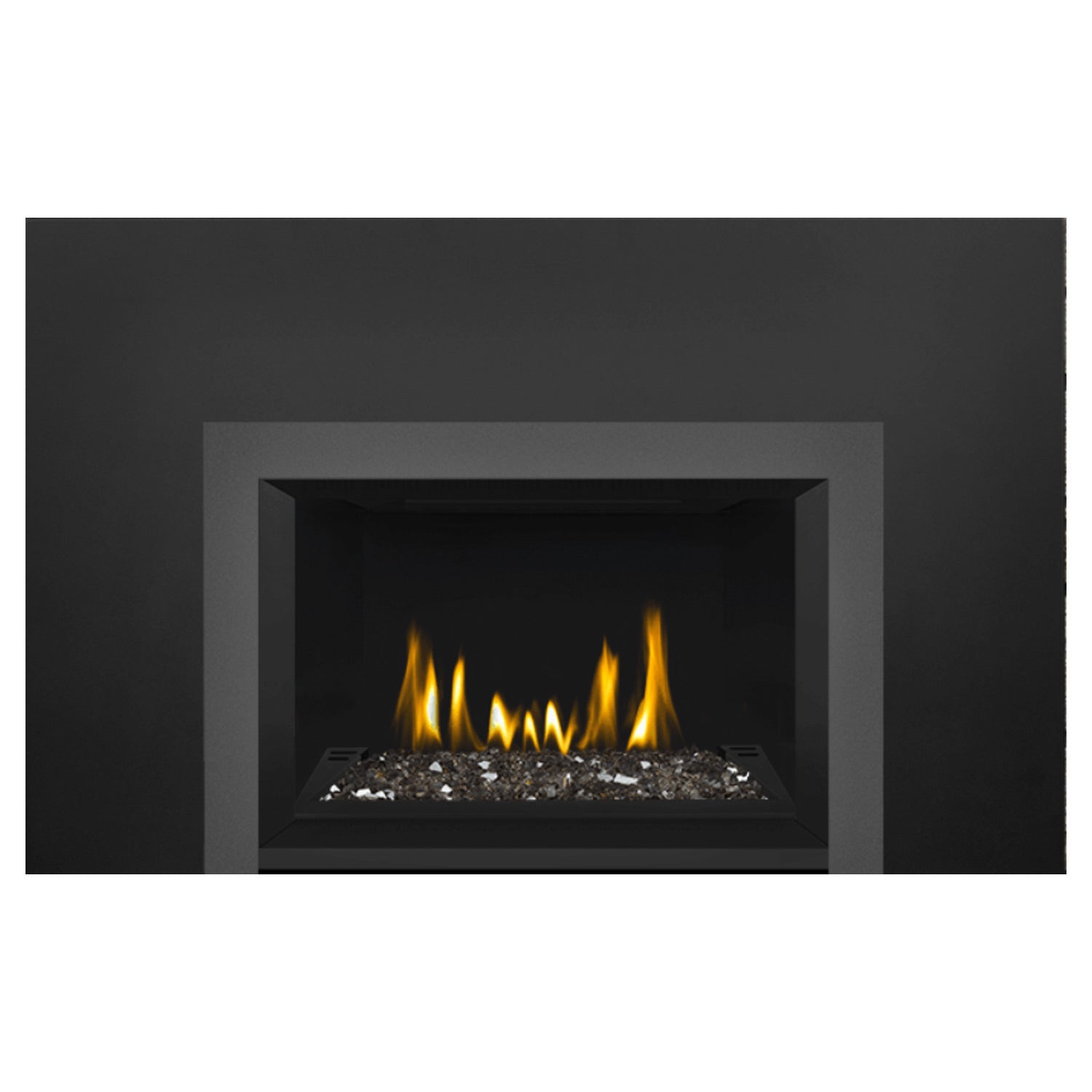 Napoleon GDIG3N-1 Oakville Series Electronic Ignition Direct Vent Gas Fireplace Insert with Glass Ember Bed