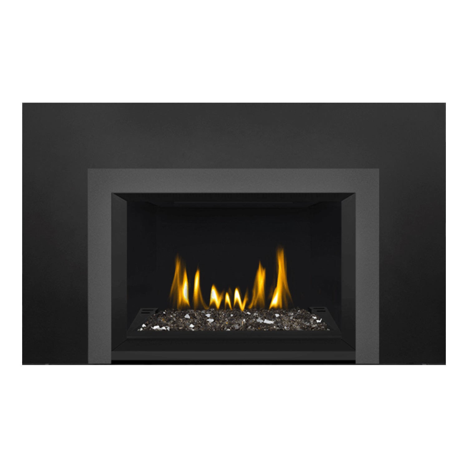 Napoleon GDIG3N-1 Oakville Series Electronic Ignition Direct Vent Gas Fireplace Insert with Glass Ember Bed