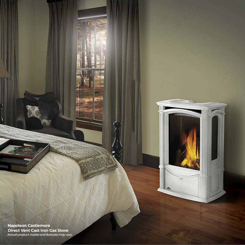 Napoleon Castlemore Direct Vent Cast Iron Gas Stove