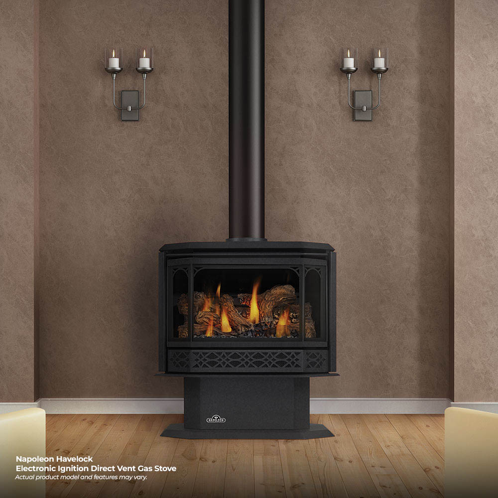 Napoleon GDS50-1NE Havelock Electronic Ignition Direct Vent Gas Stove