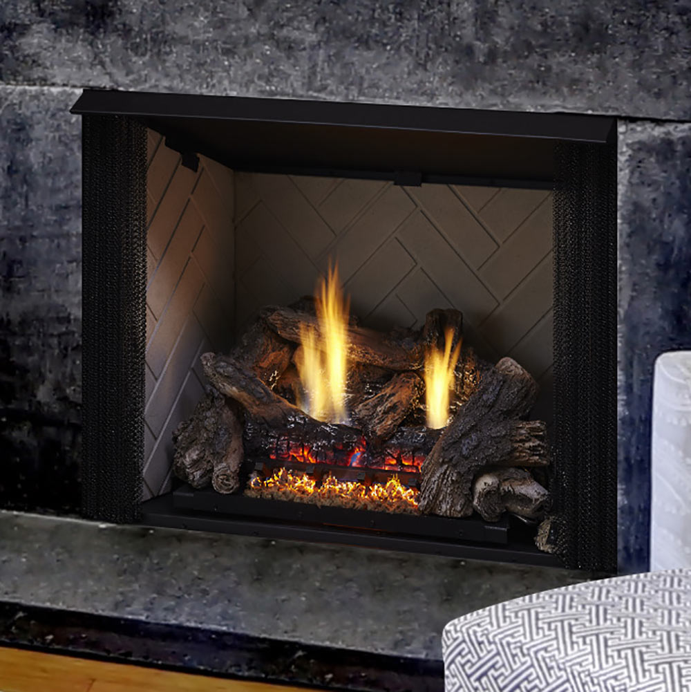 Monessen Glow Getter Charisma Vent-Free Gas Log Set – Fireplaces