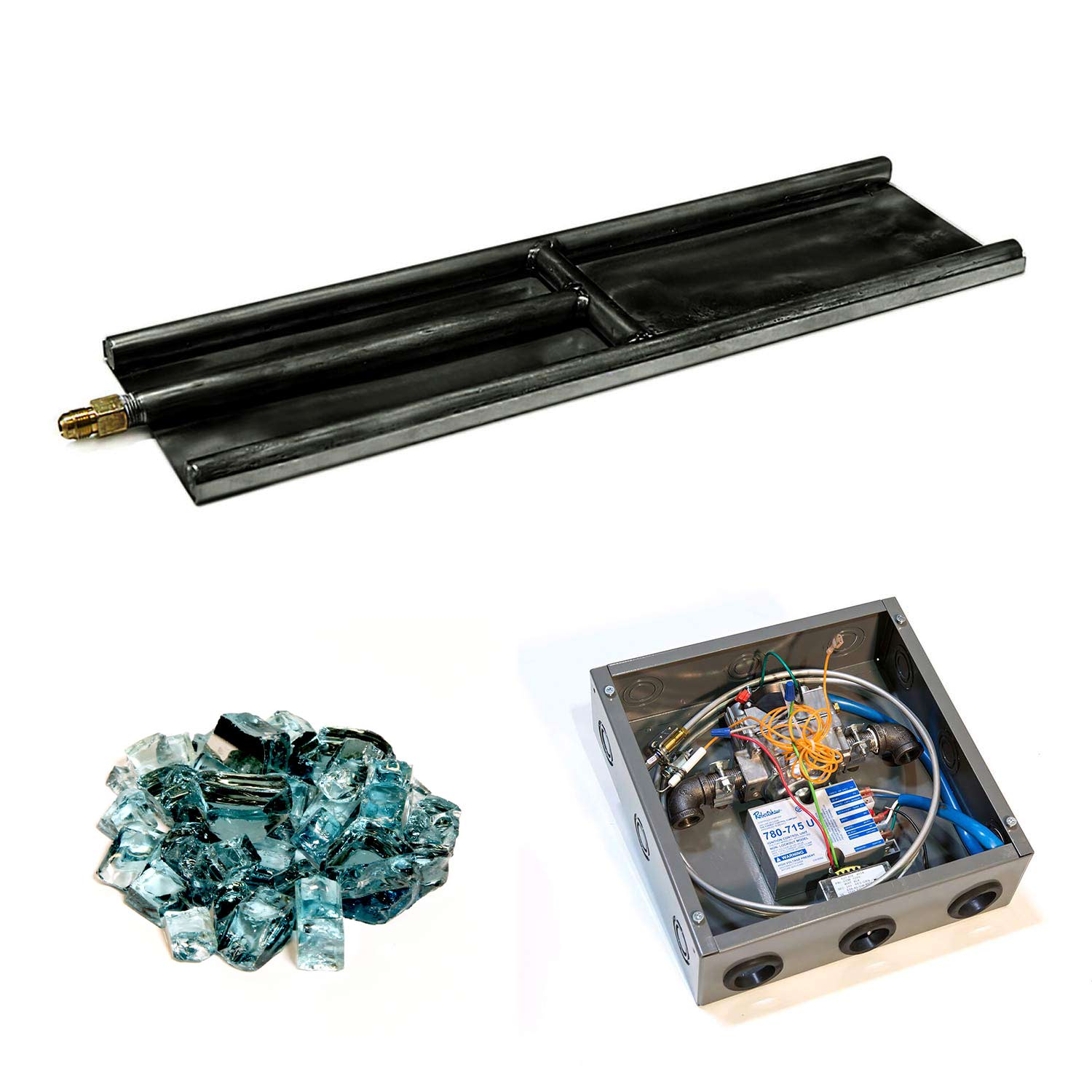 Grand Canyon H-Style Indoor Glass Burner with Media