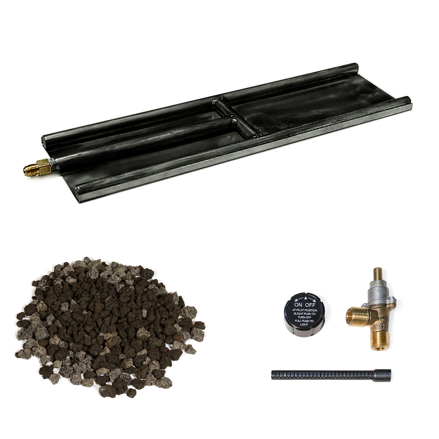 Grand Canyon H-Style Indoor Glass Burner with Media