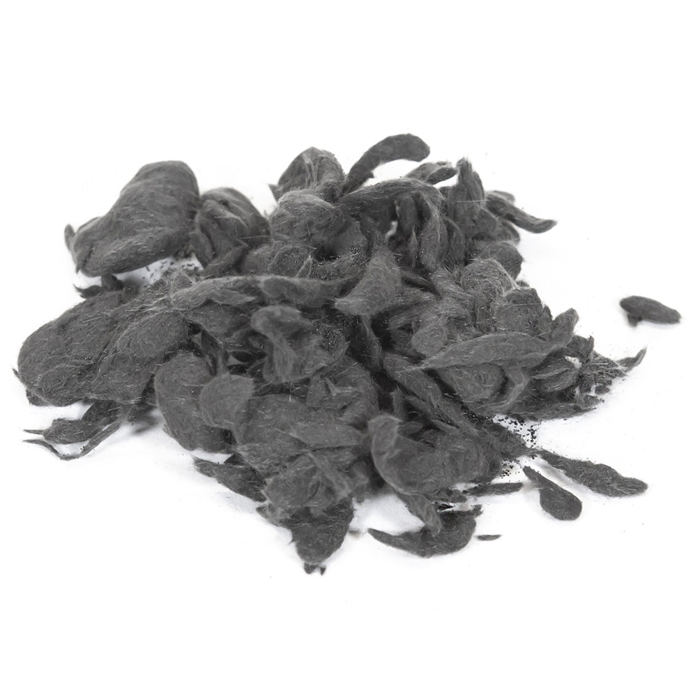 Black glowing embers, loose dark filler pieces for decorative fire
