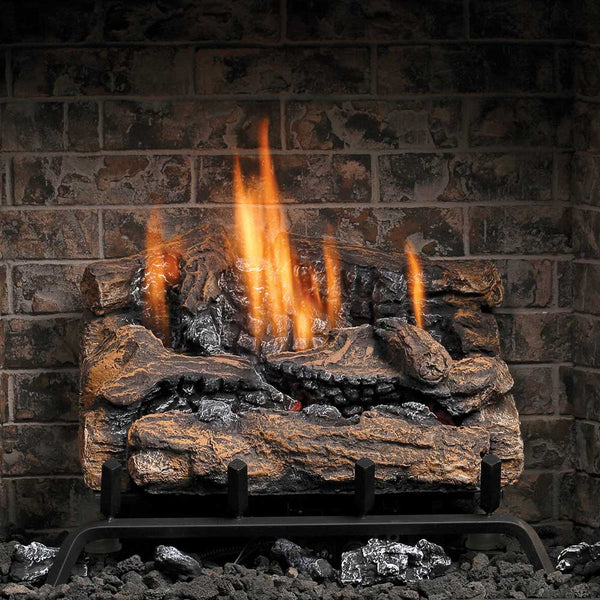 Kingsman GLVF24-LOG18 18-Inch Vent-Free Split Oak Gas Log Set