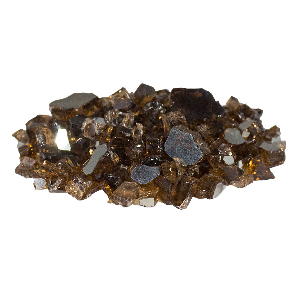 Firegear 10-Pound Reflective Fireglass, 1/2 to 3/4-Inch, Copper