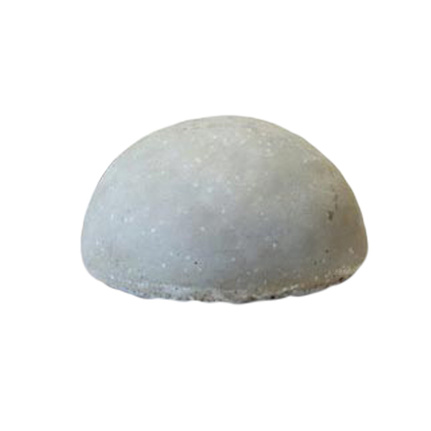 Light gray smooth half ball dome cap