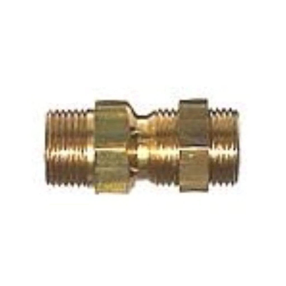 Brass air mixer fitting with 3/8" threaded ends