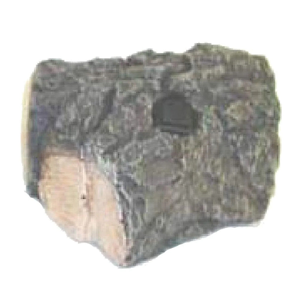 Textured bark chip switch cover in dark gray and brown