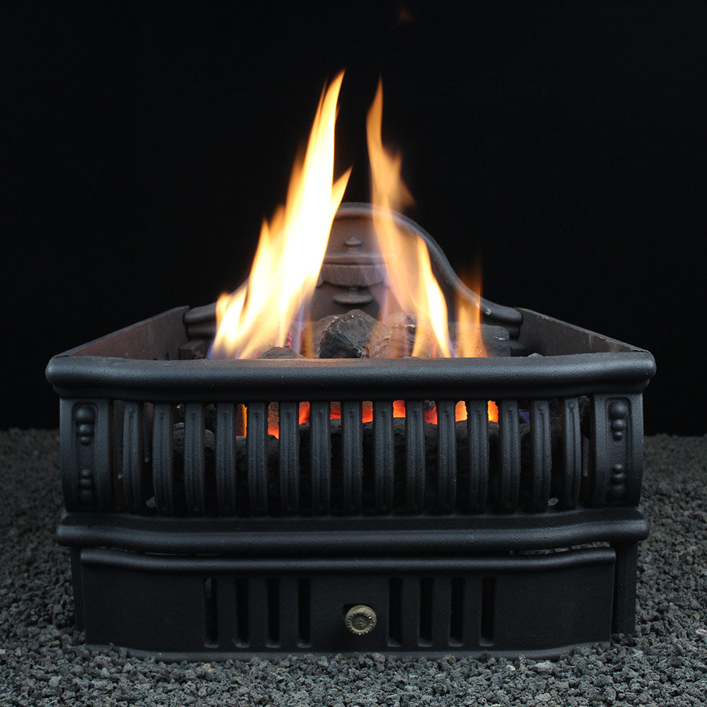 Hargrove Olde World Basket Vented Gas Log Set w/ Burner Kit