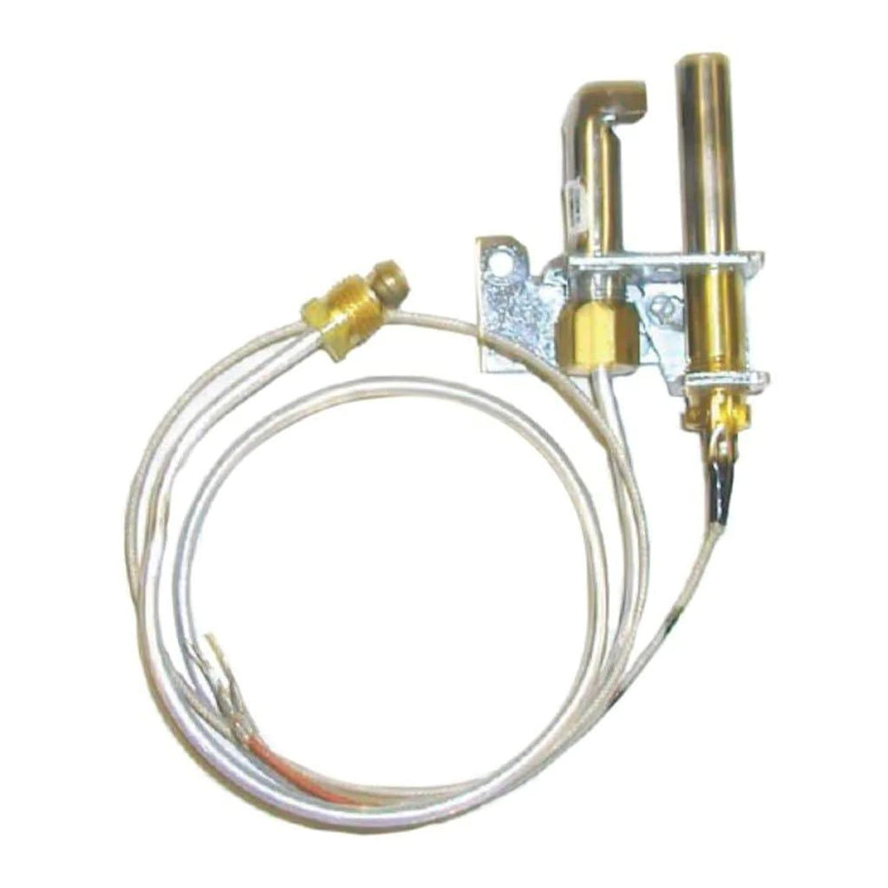 Thermopile and pilot burner assembly with gas tubing