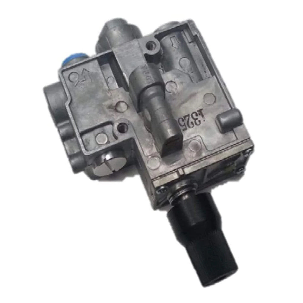 Safety pilot valve control assembly with black plastic connector and metal body