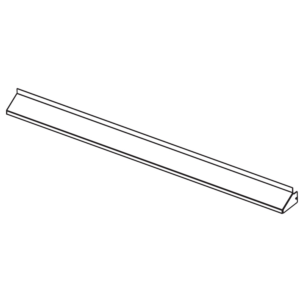 42-inch brushed stainless outdoor hood, long rectangular vent cover