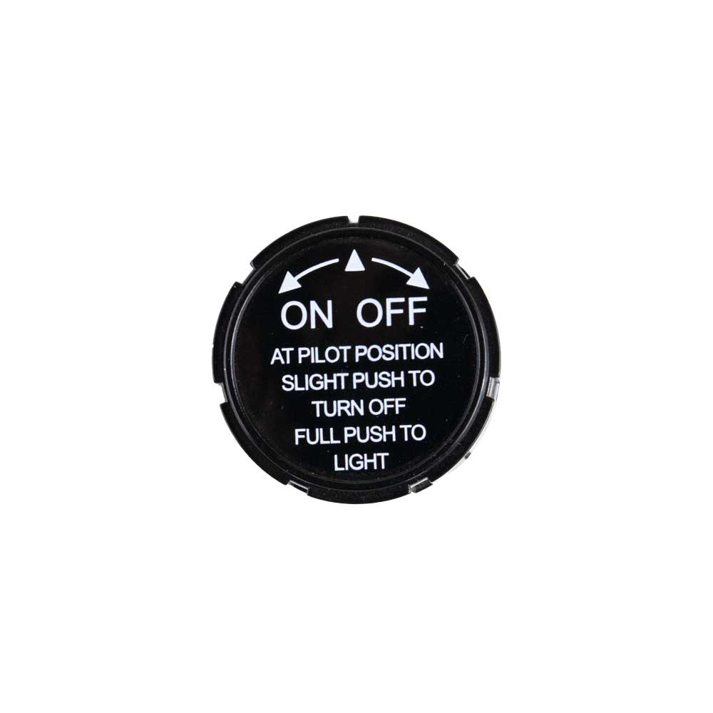 HPC Fire Replacement Black Pilot Control Knob