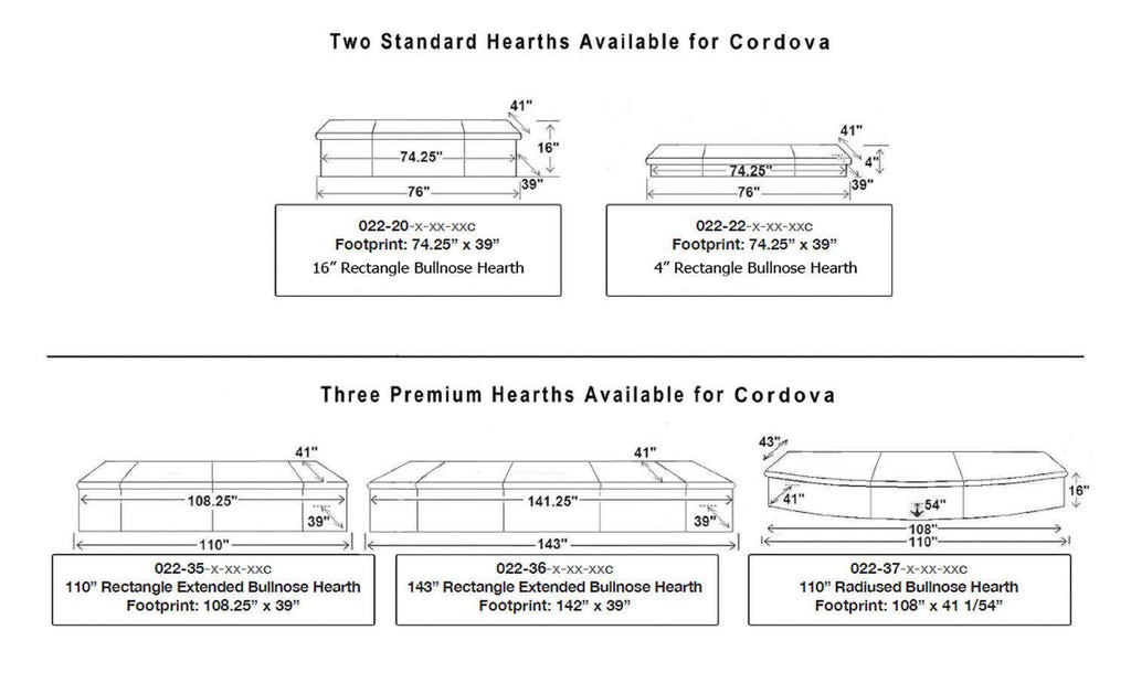 American Fyre Designs Cordova Outdoor Gas Fireplace