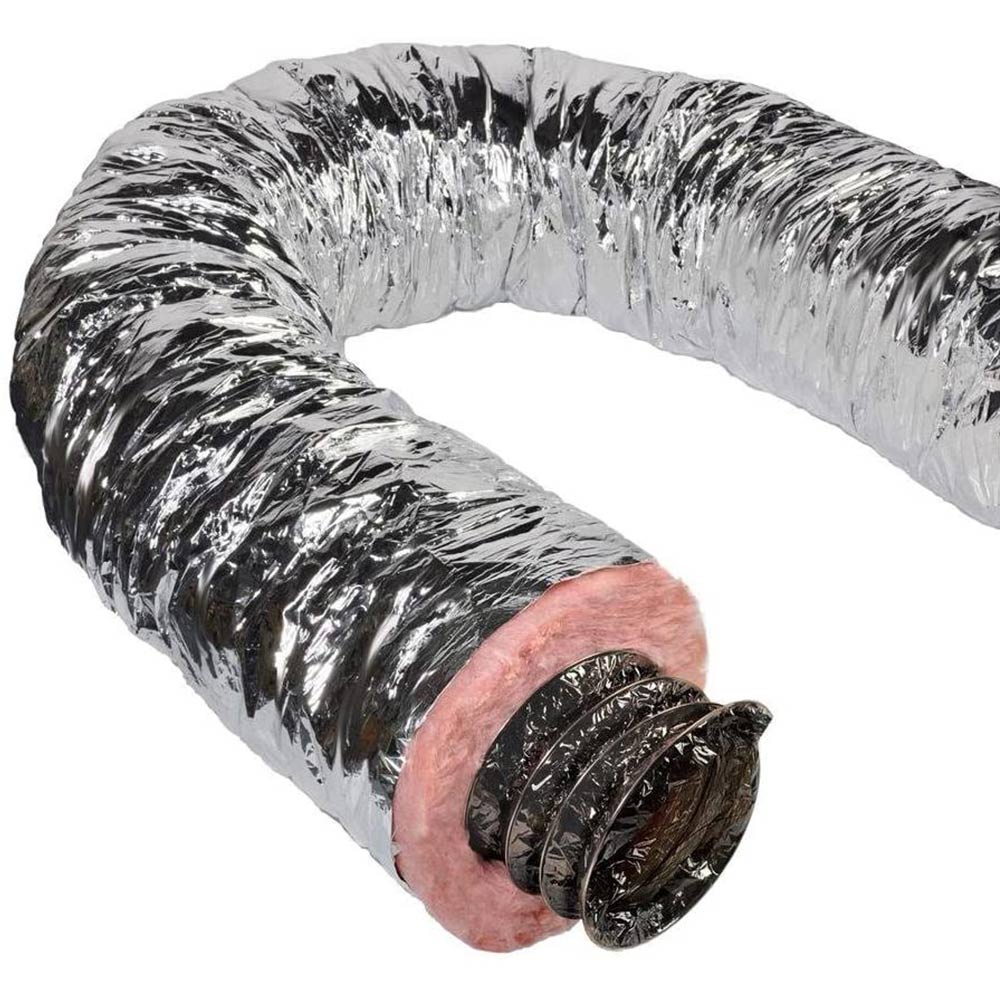 Majestic 6-Inch Insulated Flex Duct for Outside Air Chimney Kit, Two 42-Inch Sections Included