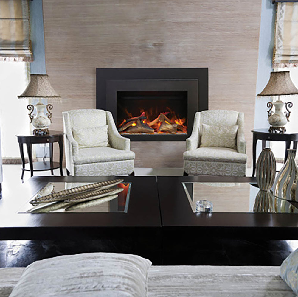 Sierra Flame by Amantii INS-FM Electric Fireplace Insert with Logs