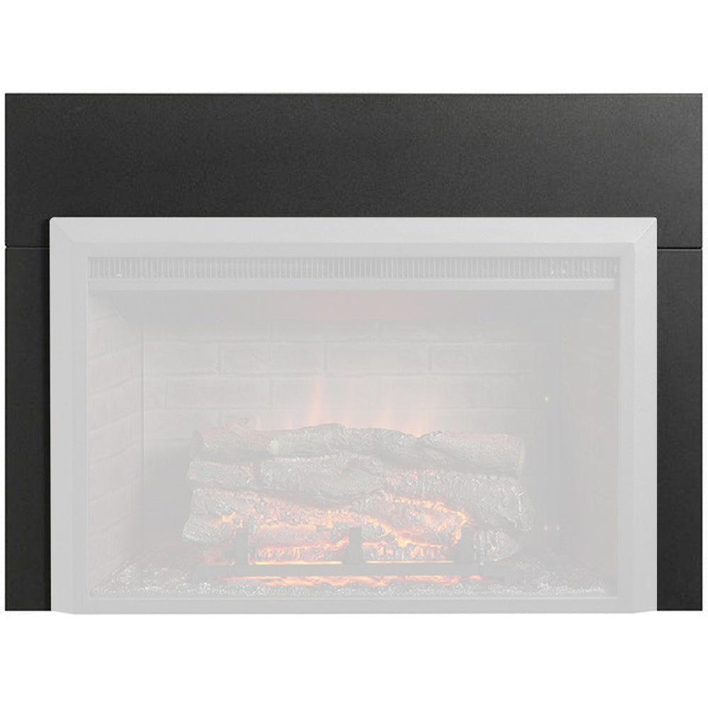 GreatCo 36-Inch Black Surround for 32-Inch Zero Clearance Electric Fireplace Insert