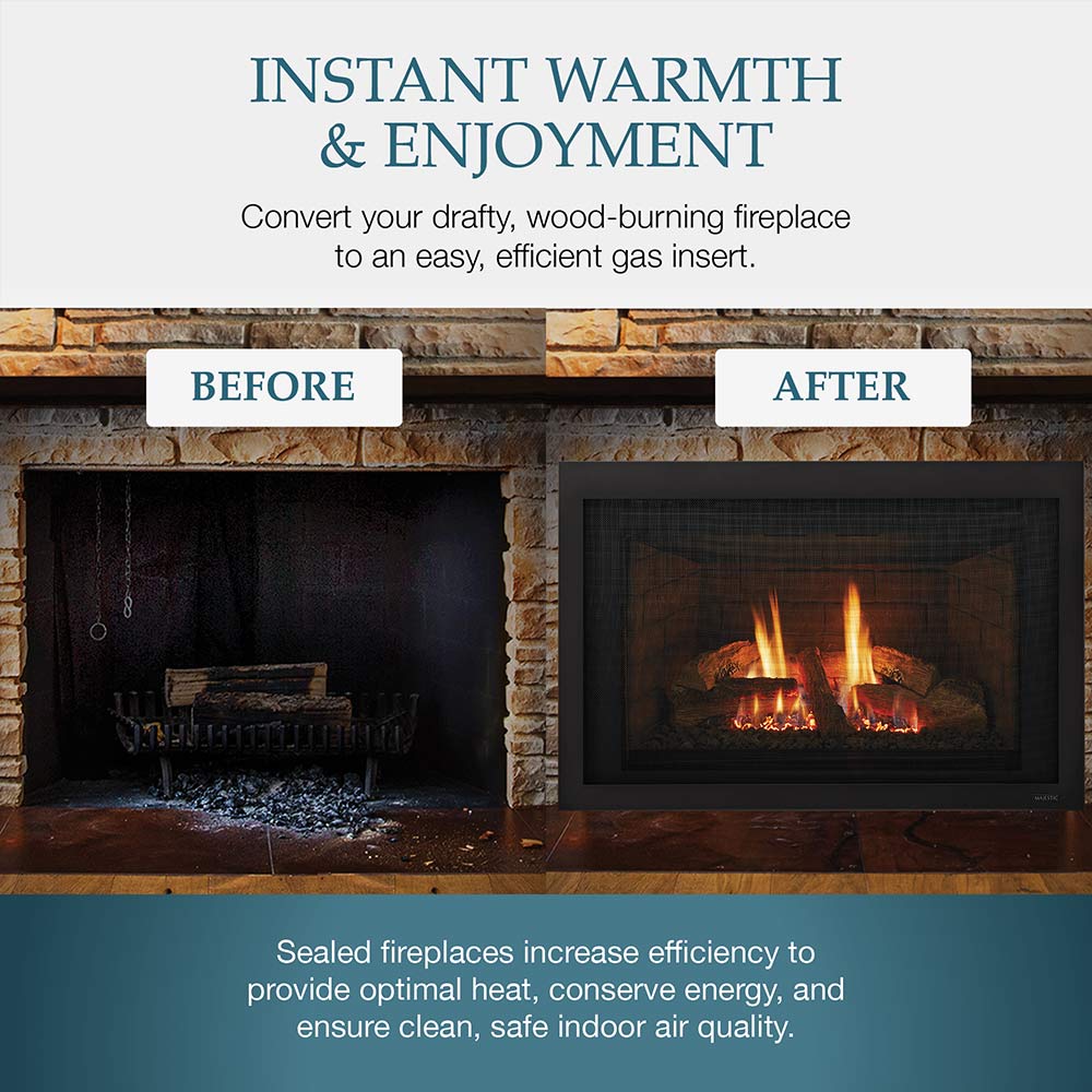 Majestic JASPER30IN Jasper 30-Inch Direct Vent Gas Insert