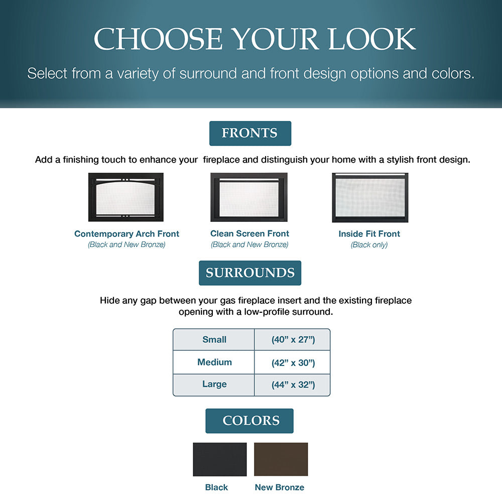 Majestic JASPER30IN Jasper 30-Inch Direct Vent Gas Insert