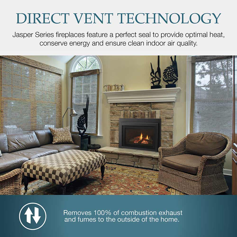 Majestic JASPER30IN Jasper 30-Inch Direct Vent Gas Insert