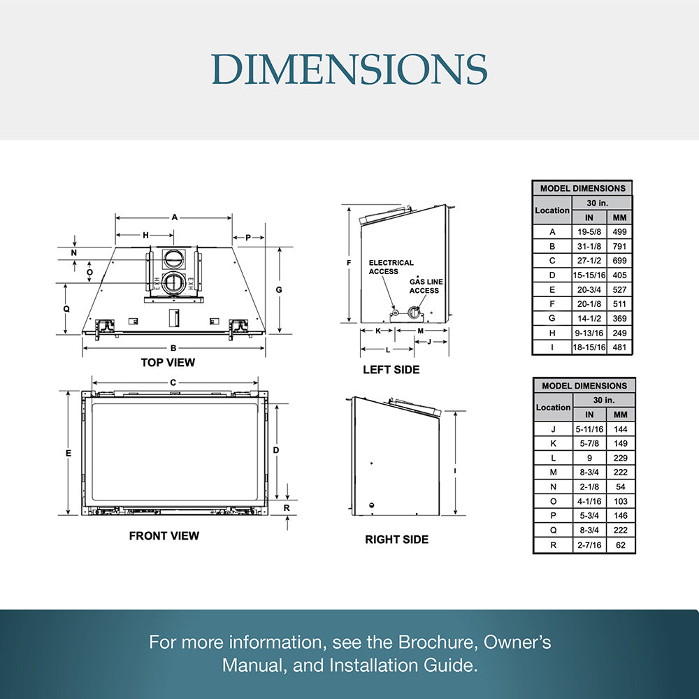 Majestic JASPER30IN Jasper 30-Inch Direct Vent Gas Insert