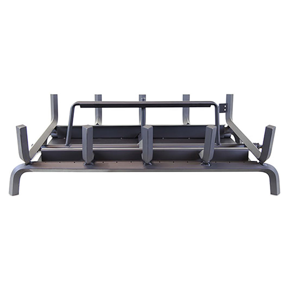 Grand Canyon double sided jumbo burner system with metal base and four burner grates