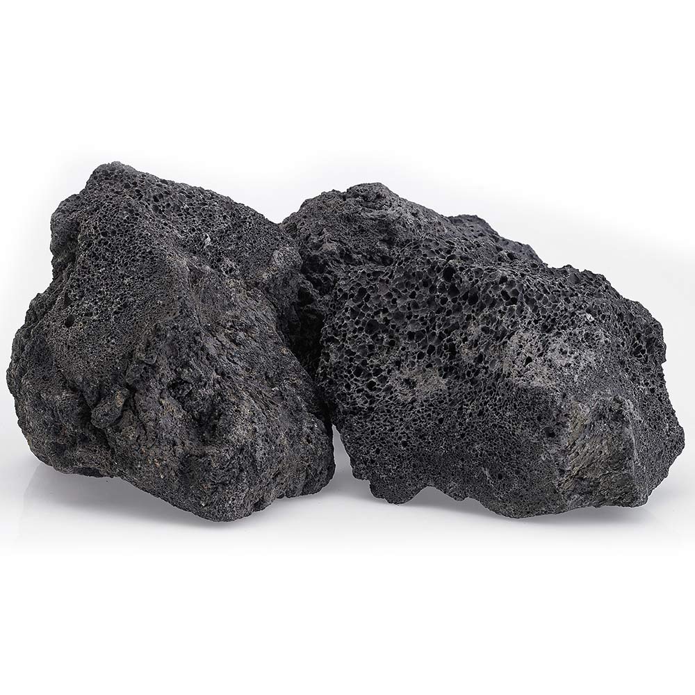 Black lava rocks, large rough chunks