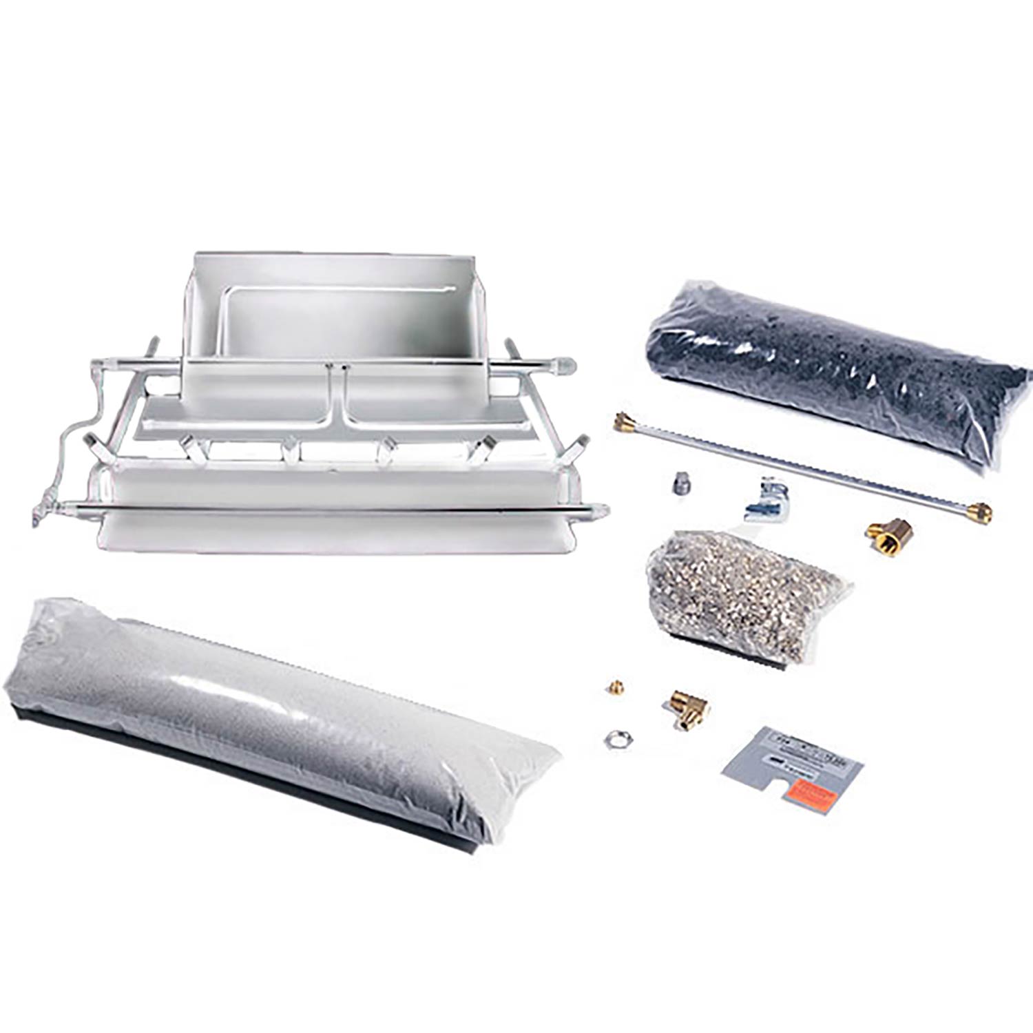 Rasmussen LD TimberFire Series Stainless Steel Multi-Burner and Grate Kit