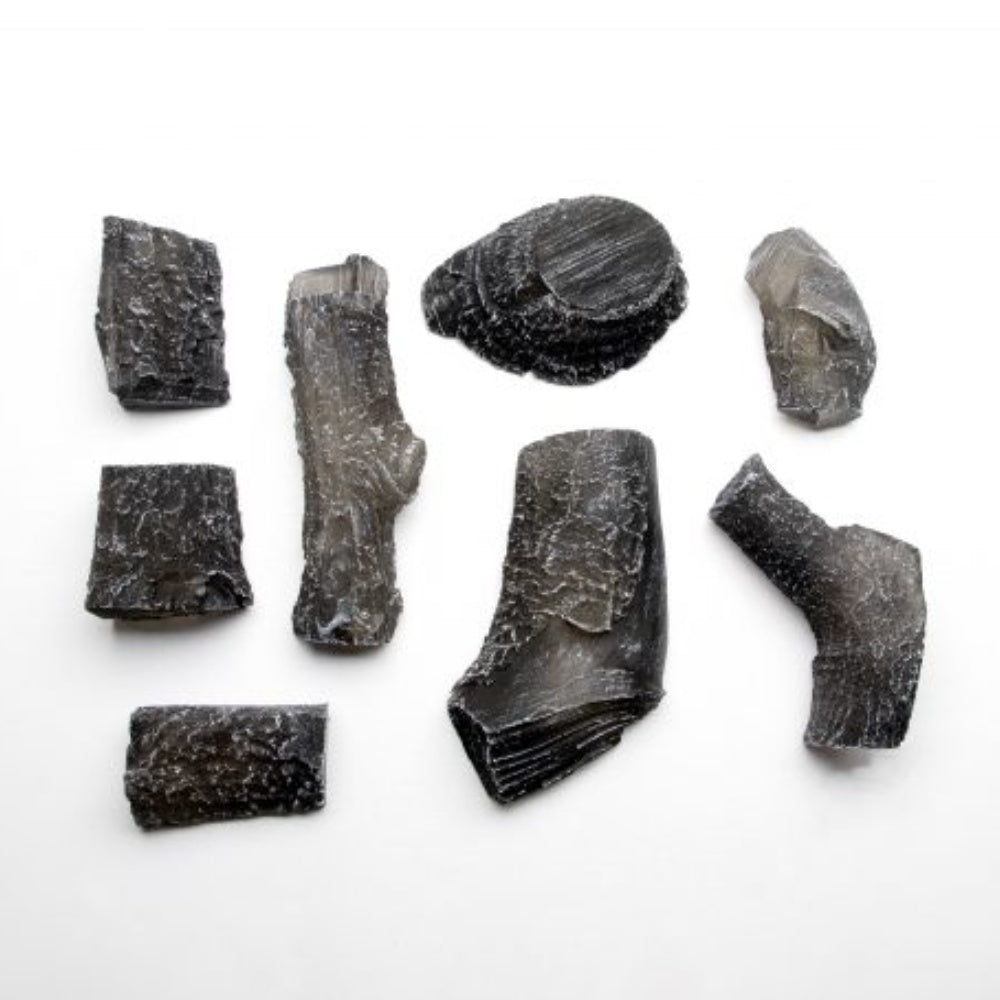 Amantii large log chips, assorted dark charcoal-like pieces