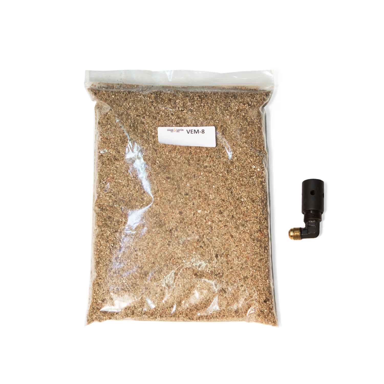 Propane conversion kit: granular media bag and small gas valve