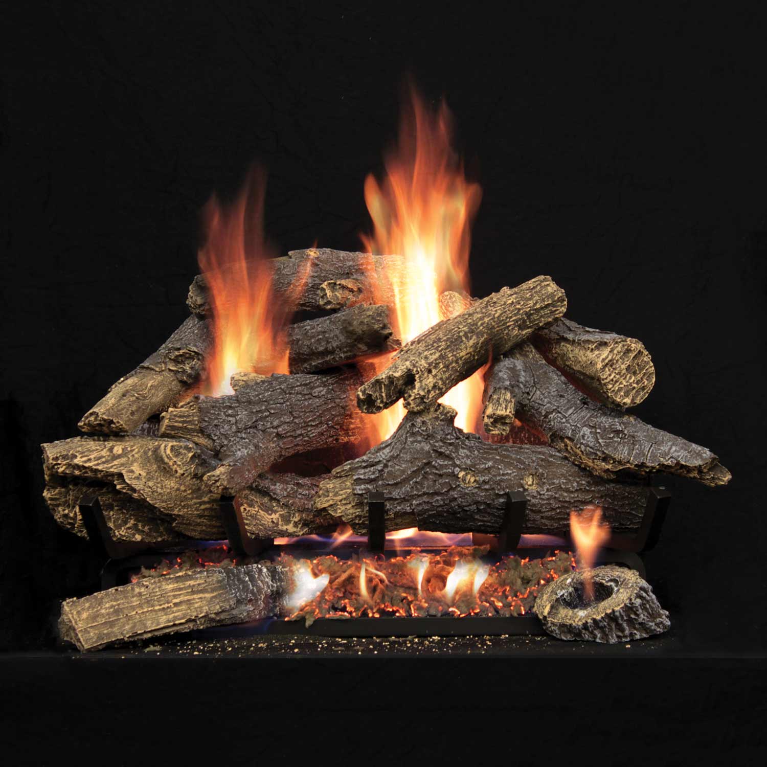 White Mountain Hearth LPRxx-V-ER-KIT Pioneer Refractory Complete Fireplace Gas Log Set