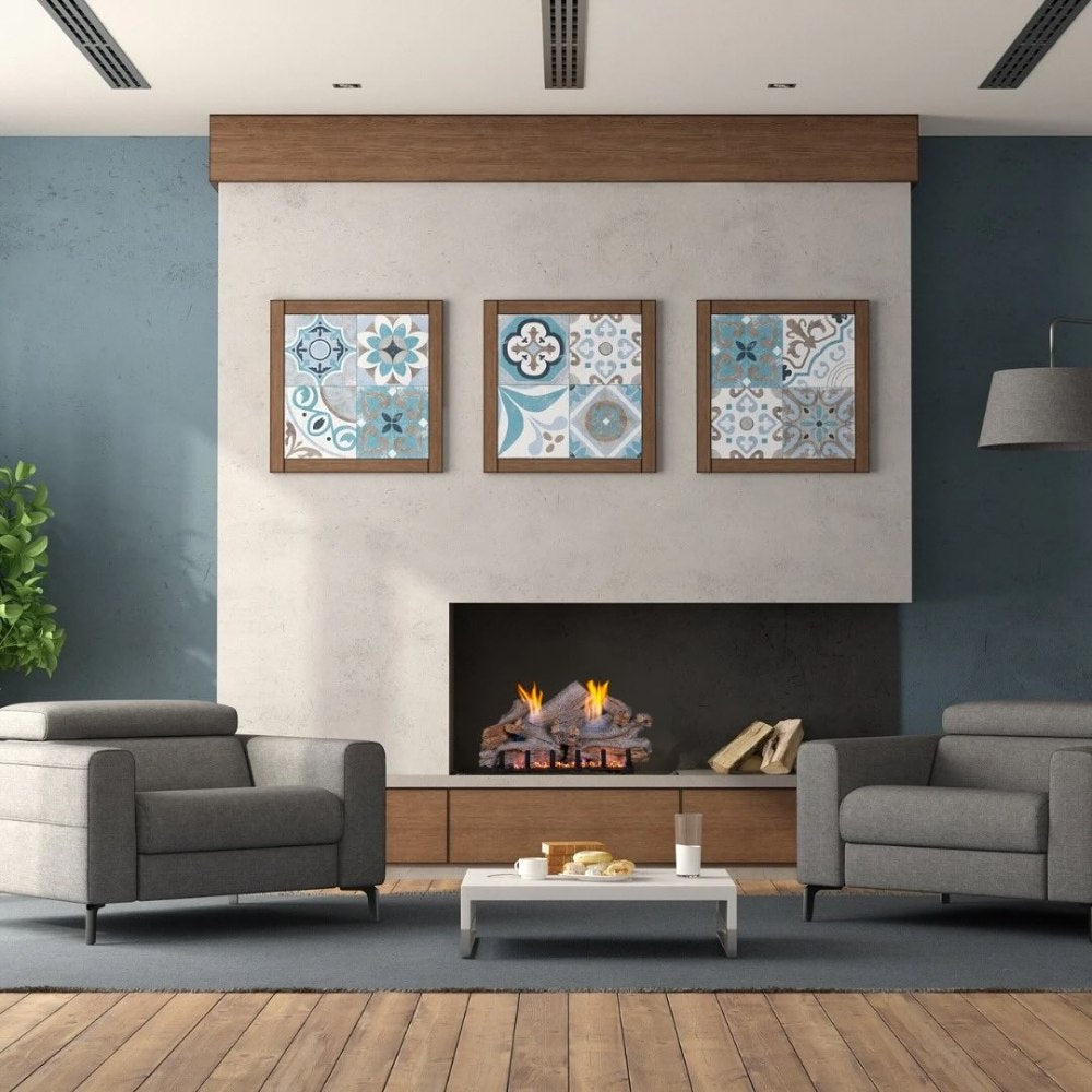 Real Fyre Lakeshore Ventless Gas Log Set, ANSI Ceritifed