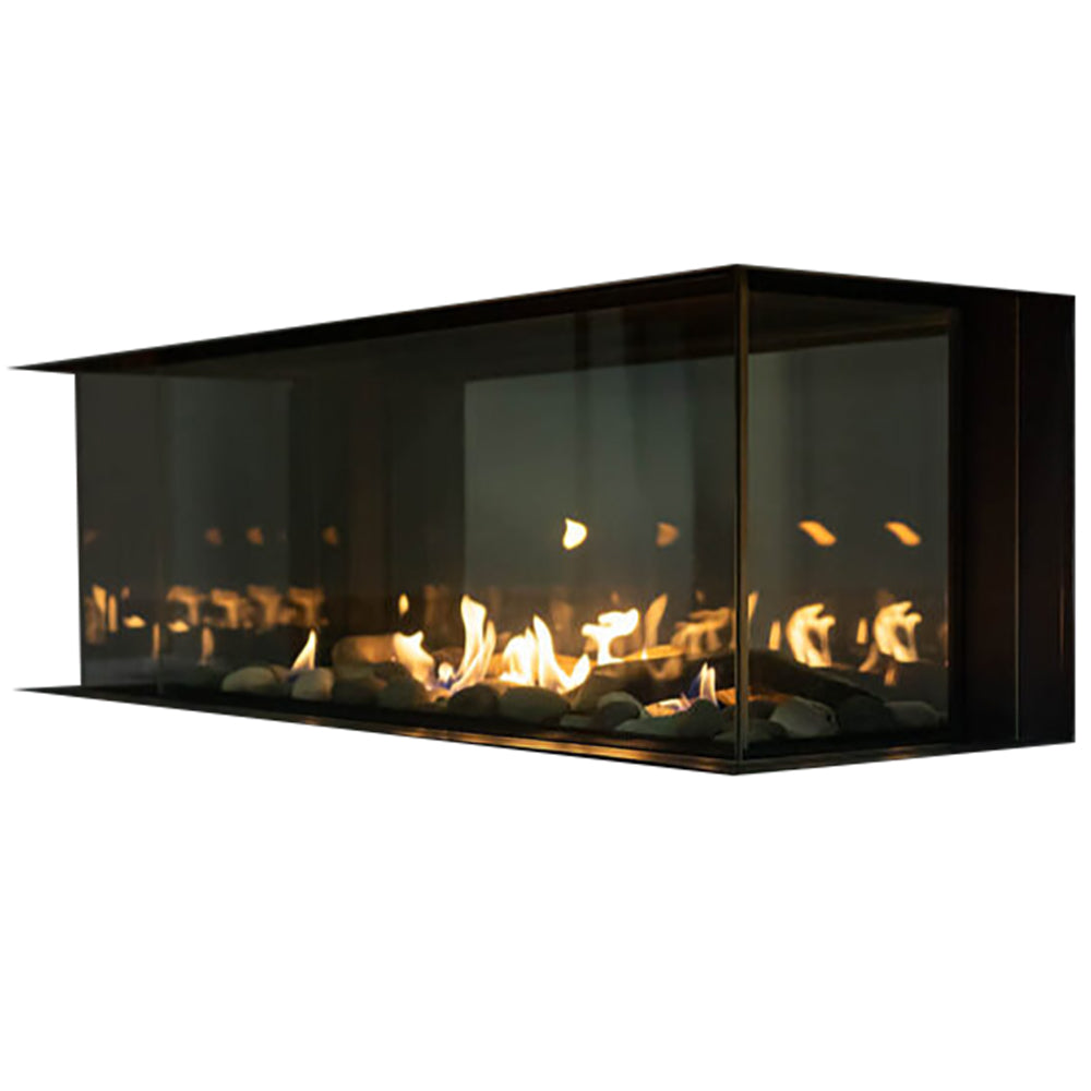 Sierra Flame LYON-48-NG 48-Inch Lyon 4-Sided See-Through Direct