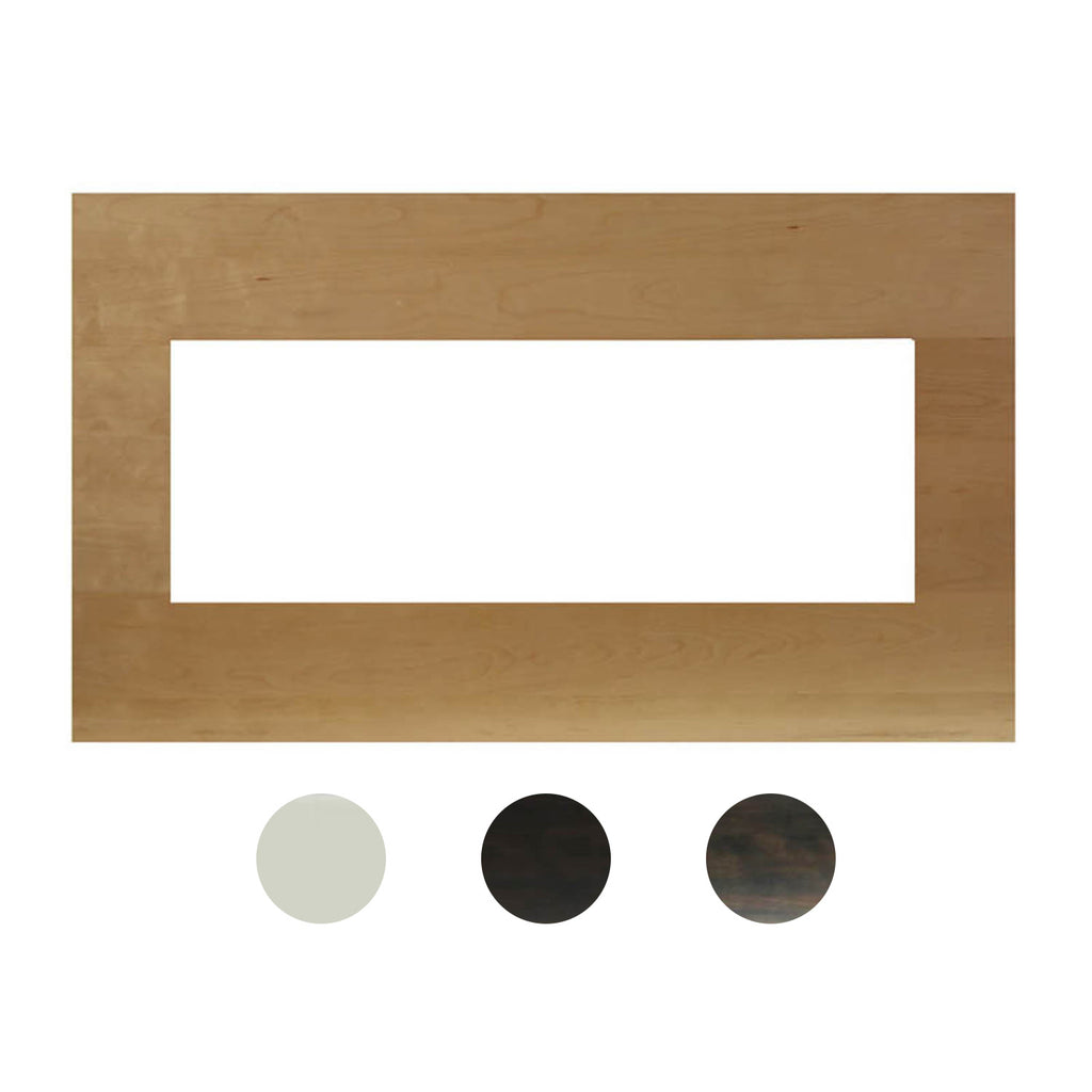Amantii MAN-BM Birch Wood Mantel-Surround for Panorama Series Extra Slim 40-Inch Electric Fireplace
