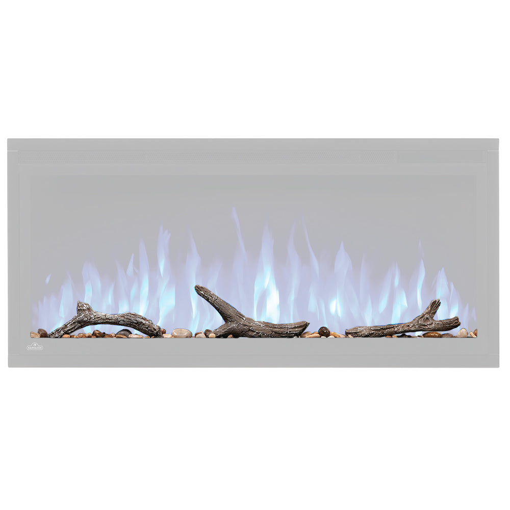 Napoleon Driftwood Log Set w/ Rocks for Entice Series – Fireplaces