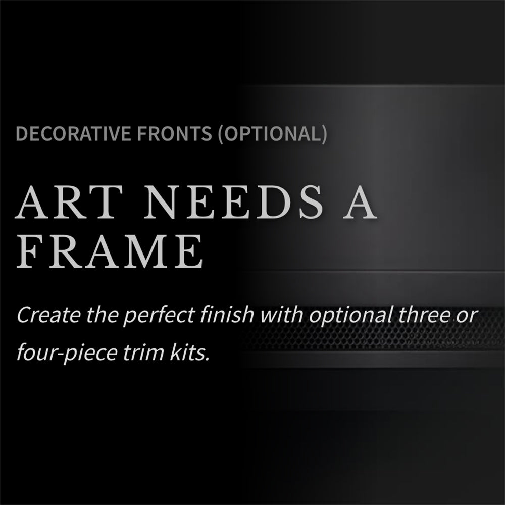 Napoleon Cineview 30-Inch Built-In Electric Fireplace with Logs, Crystal Media and Remote