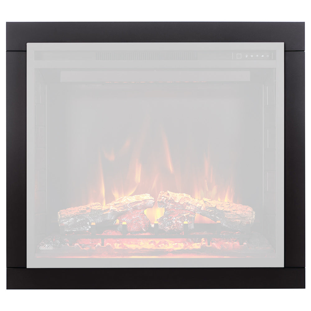 Fireplace trim kit surround panel with inner frame for Element series