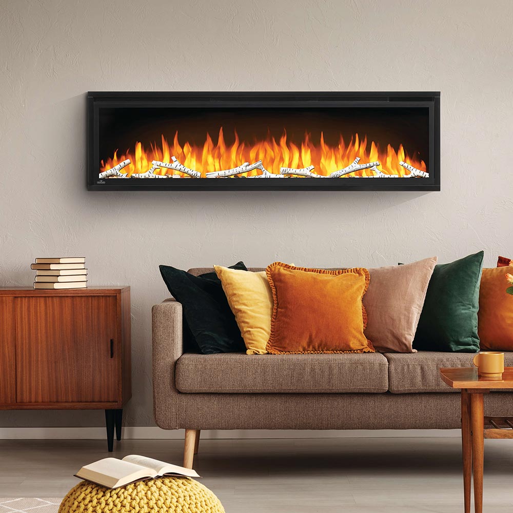 Napoleon Birch Log Set with Rocks for Entice Series Firebox