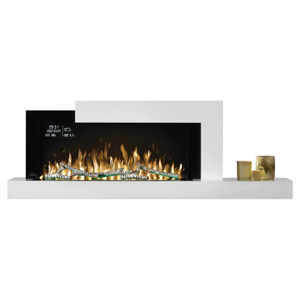Napoleon Stylus Cara Elite Wall Mount Electric Fireplace with Remote and Wood Surround