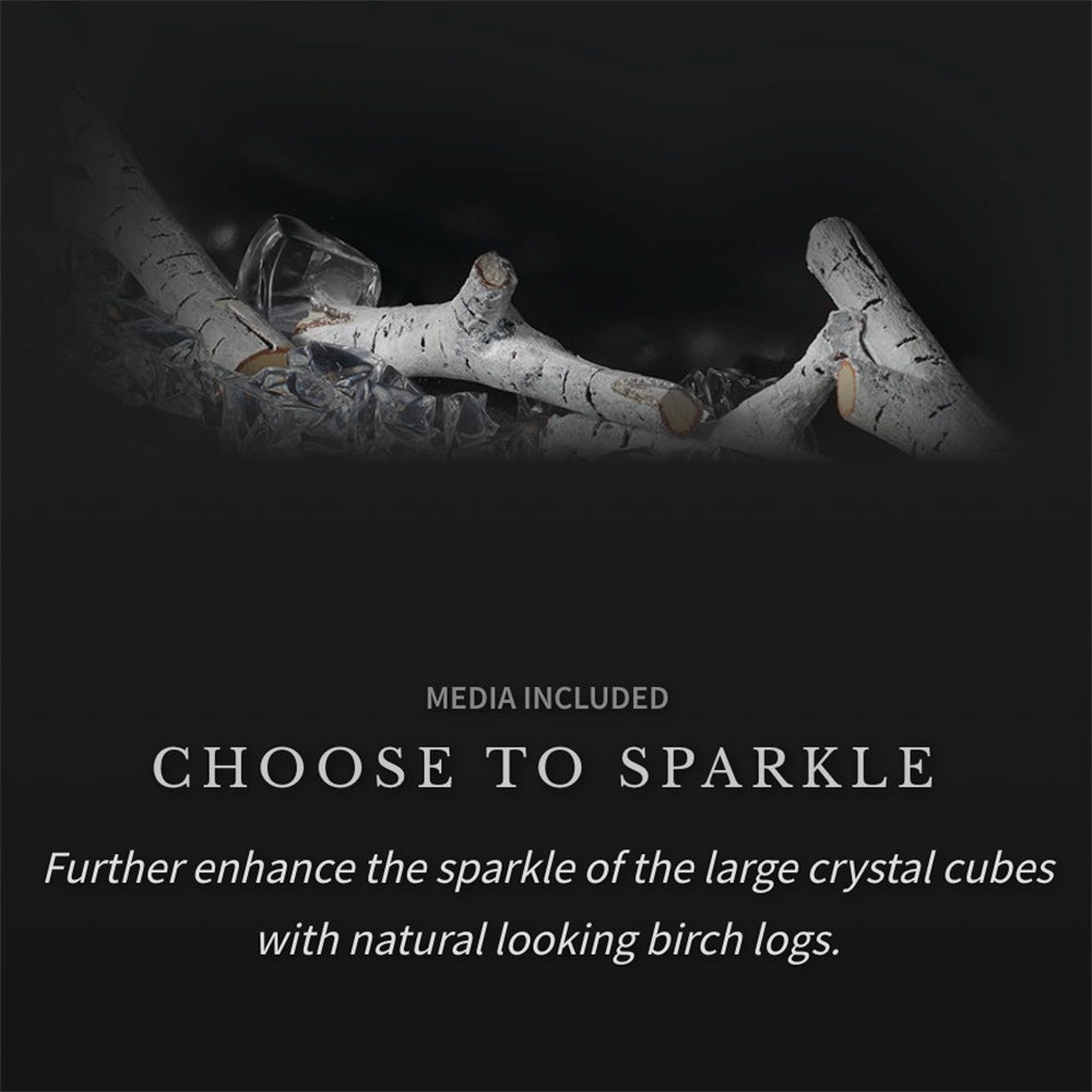 Napoleon Stylus Cara Elite Wall Mount Electric Fireplace with Remote and Wood Surround