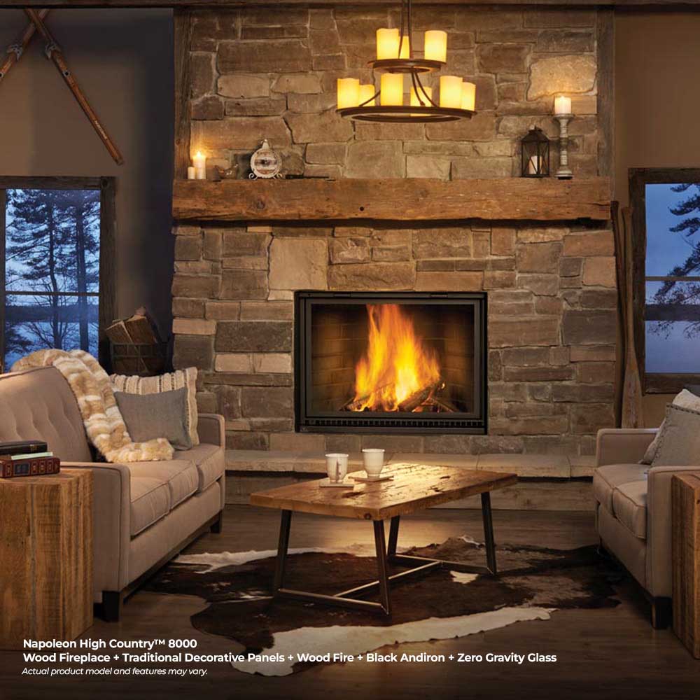 Napoleon NZ8000 High Country 8000 Wood Fireplace