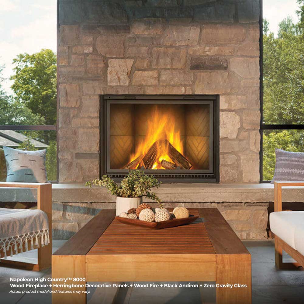 Napoleon NZ8000 High Country 8000 Wood Fireplace