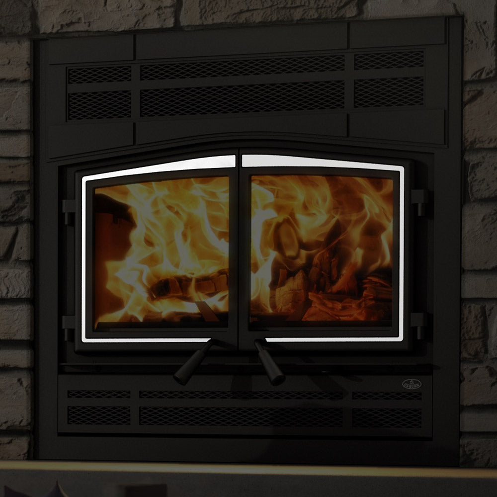 Osburn OA10612 Brushed Nickel Door Overlay for Osburn Stratford II