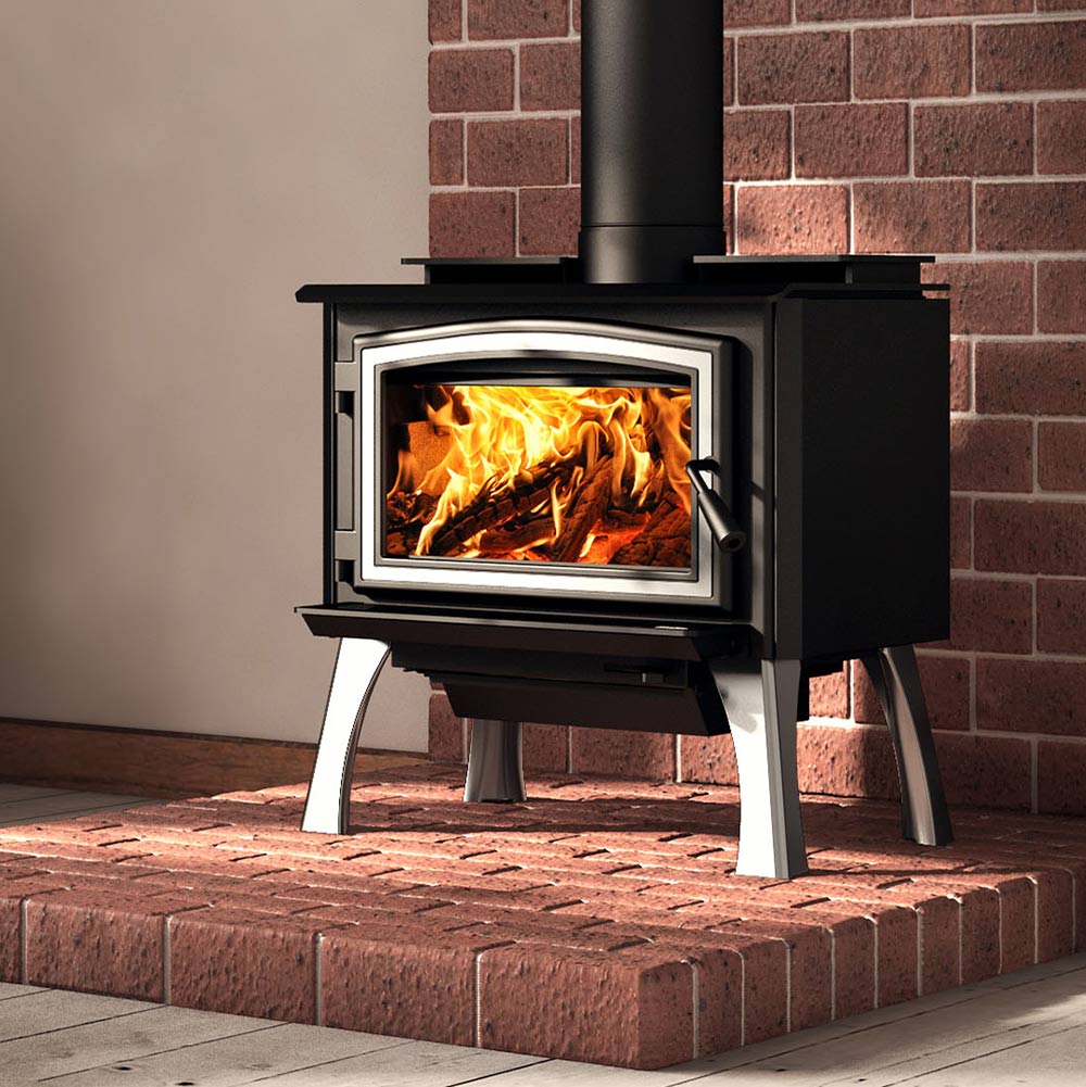 Osburn 1700 Wood Stove with Door and Base