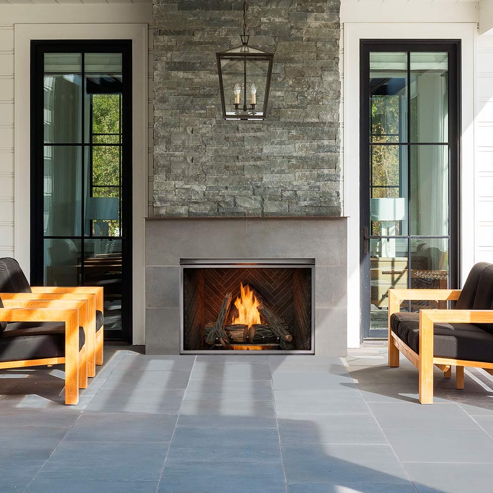 Outdoor Lifestyles Courtyard 42-Inch Outdoor Gas Fireplace