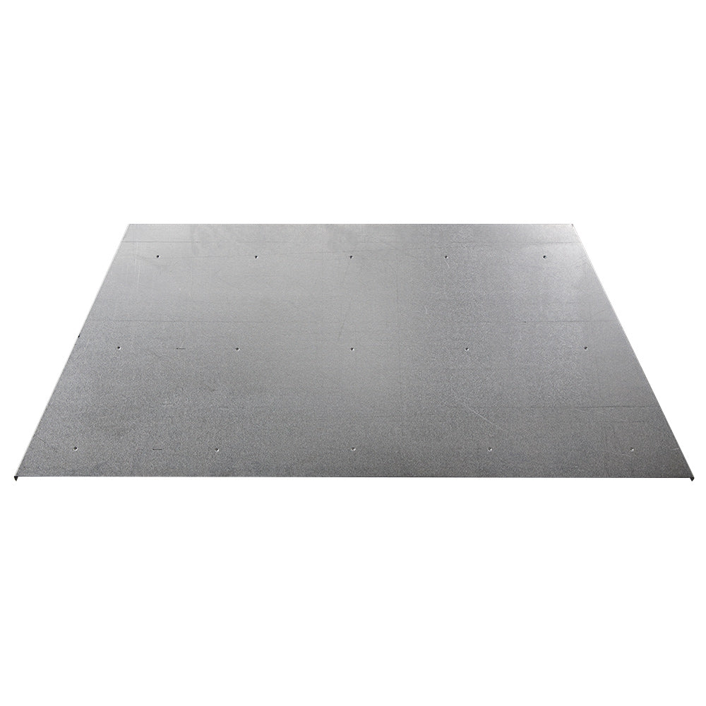 Gray metal vent cover plate for vent free gas fireplace drain