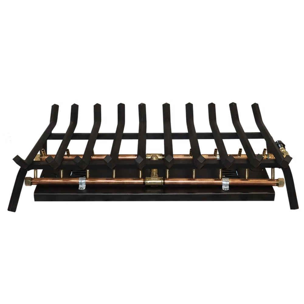 Warming Trends Outdoor Fireplace Kit for 42-Inch Opening or Larger, H-Style Burner