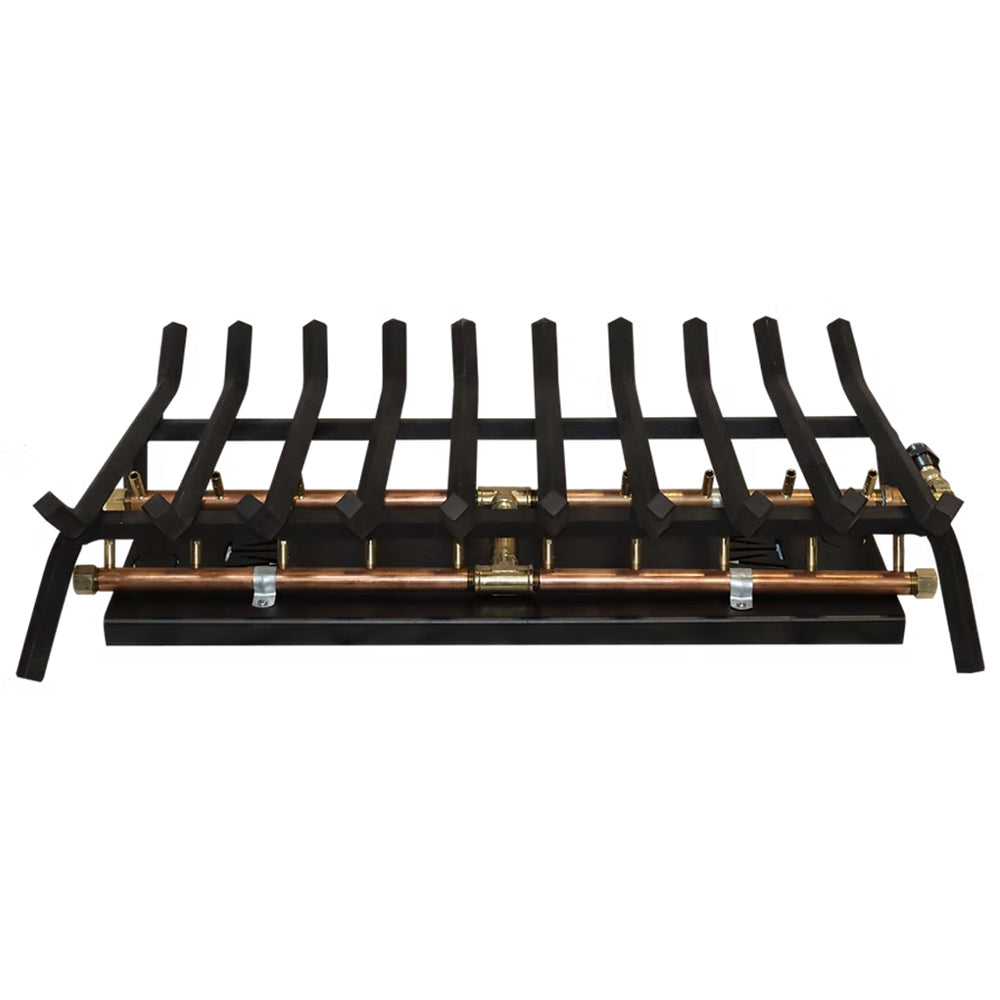 Warming Trends Outdoor Fireplace Kit for 48-Inch Opening or Larger, H-Style Burner