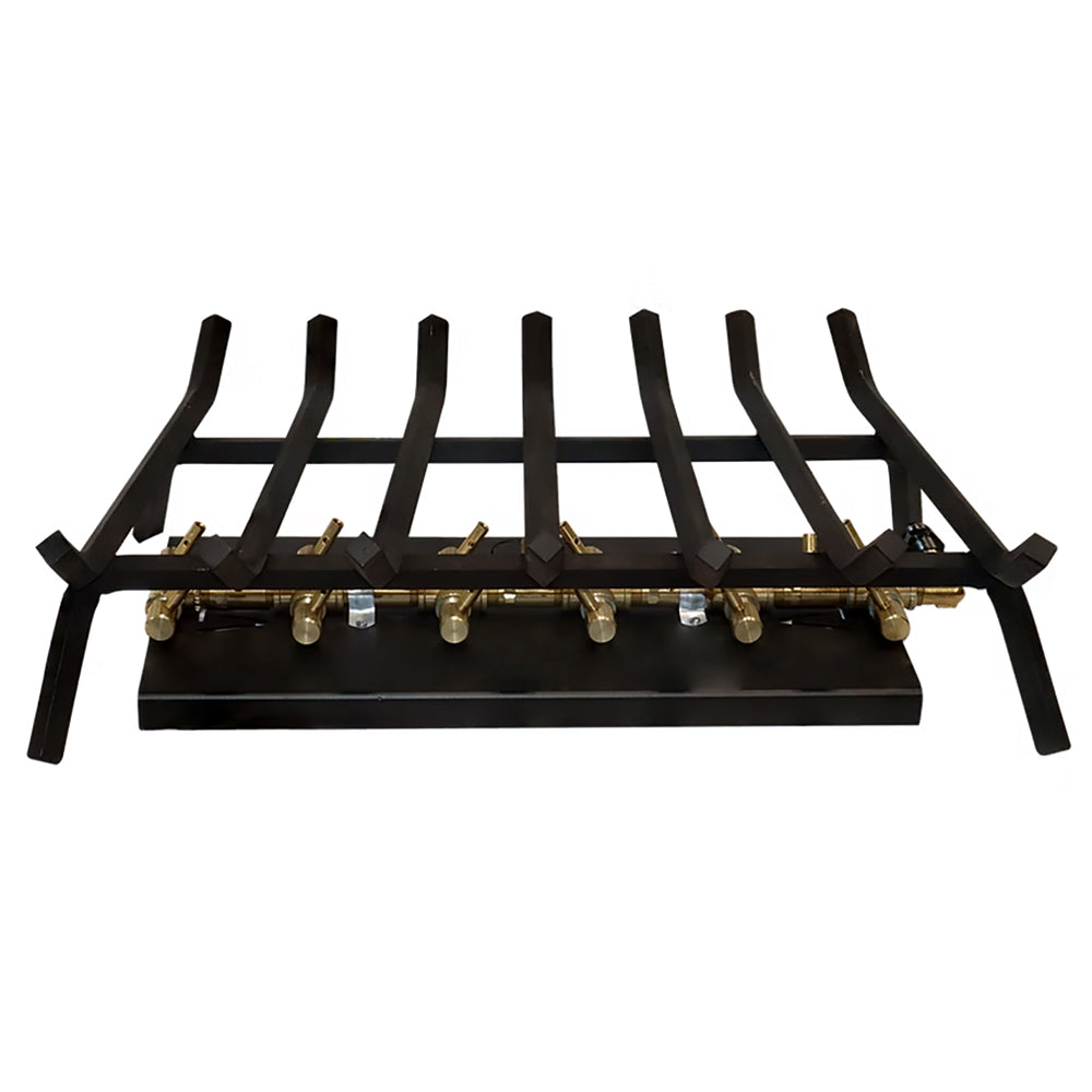 Warming Trends Outdoor Fireplace Kit for 36-Inch Opening or Larger, Tree-Style Burner